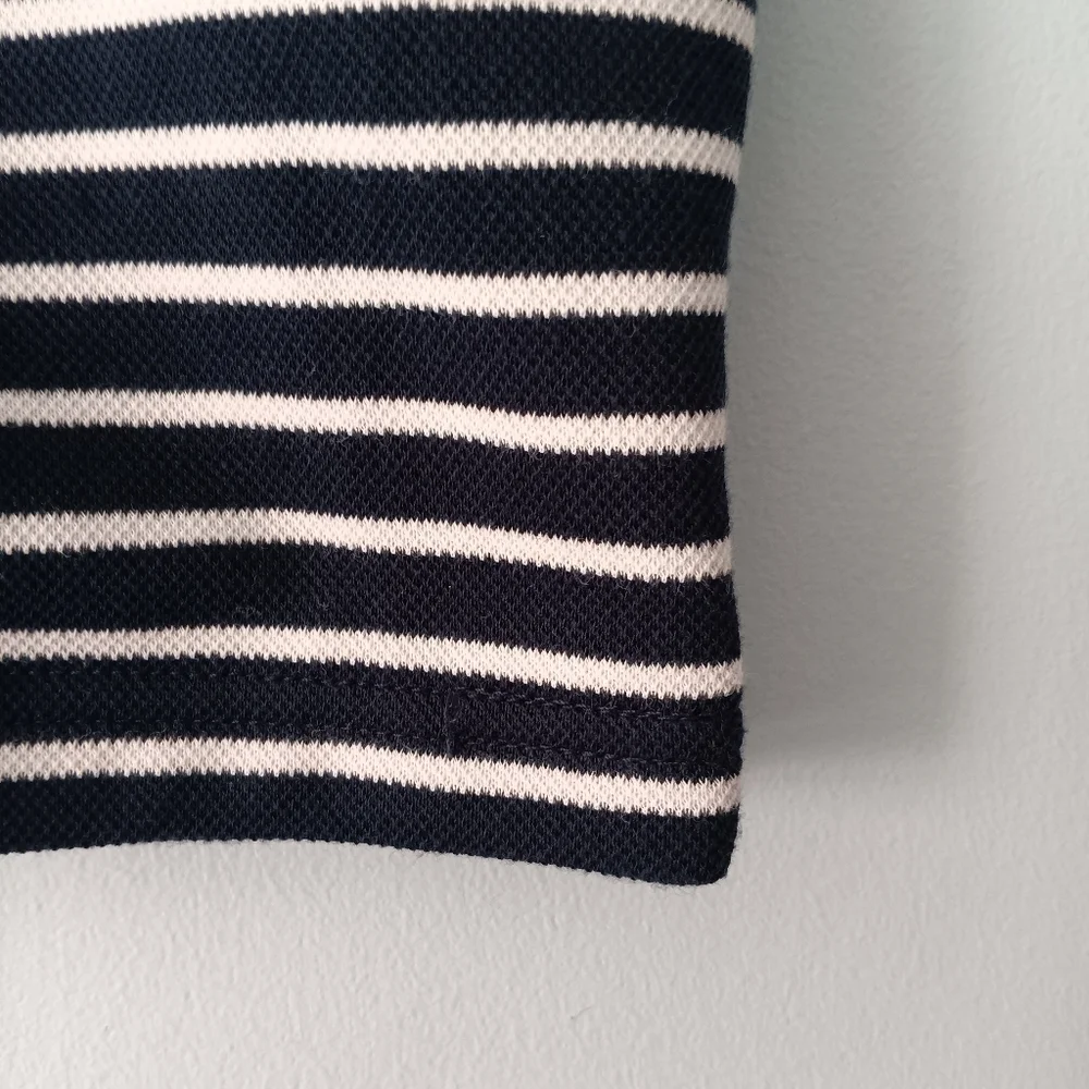 Entro Blue & White Striped Button Vest Top S - Picture 4 of 6